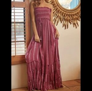 NWT Beautiful Anthropologie Strapless Dress Sz XS/S